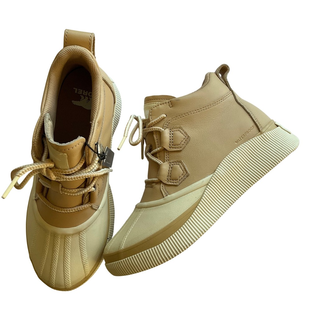 New Sorel Out N About III Classic Waterproof Duck Boots Tan NL5153-209 Women 8.5